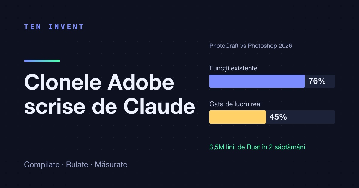 Treisprezece clone Adobe și Office scrise cu Claude: le-am compilat și le-am rulat pe toate
