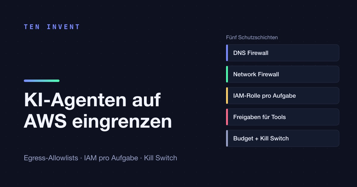 Ihr Agent braucht nicht das ganze Internet: Egress-Kontrolle und Berechtigungen auf AWS