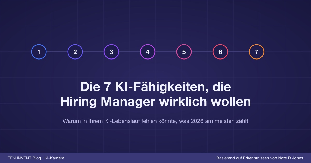 Dein KI-Lebenslauf ist wertlos: Die 7 Fähigkeiten, auf die Hiring Manager 2026 wirklich achten