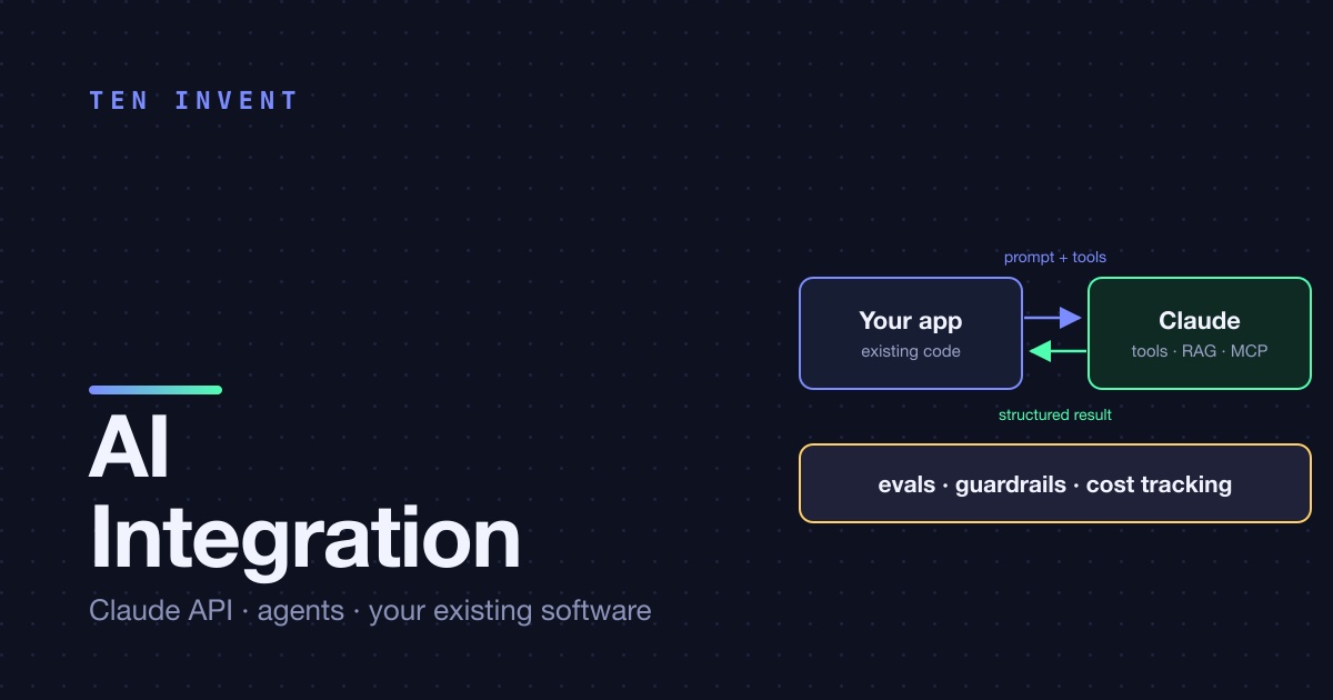 How We Build AI Integration — Smart Features Inside Your Existing Software