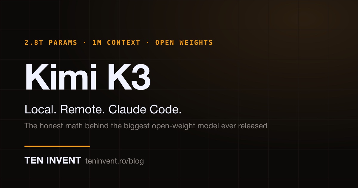 Kimi K3: what it actually means to run it locally, use it remotely, or plug it into Claude Code