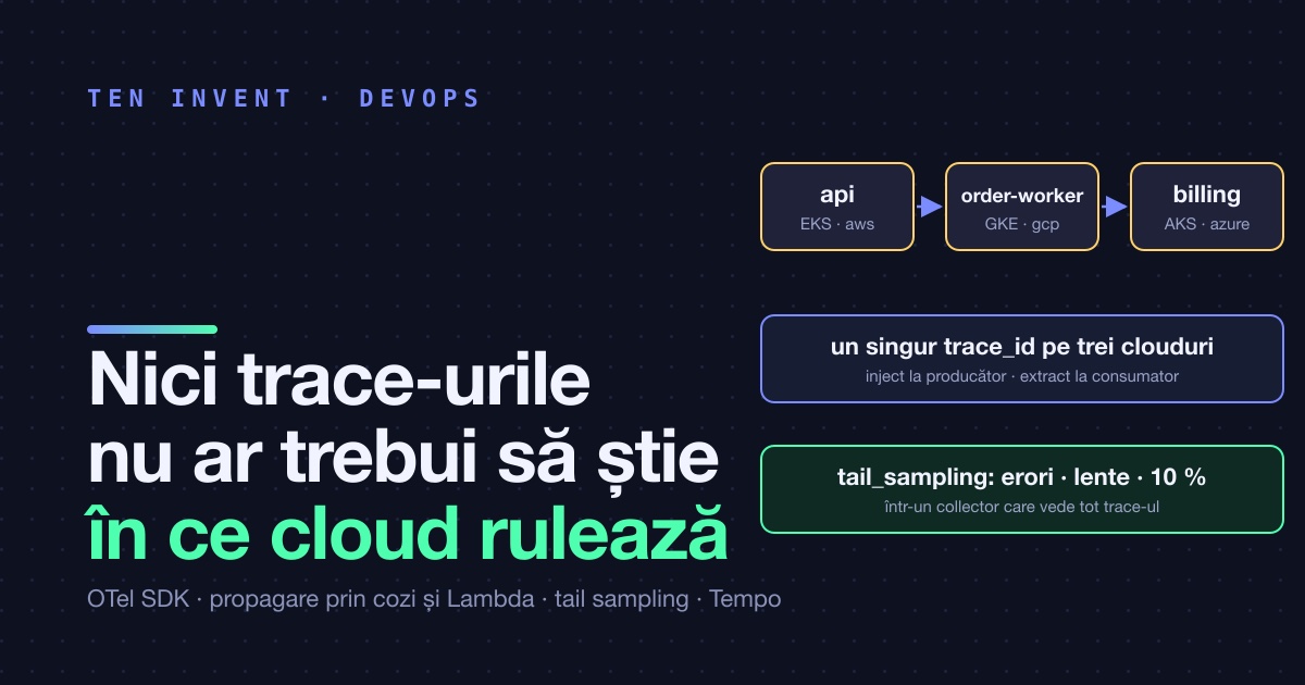 Nici trace-urile tale nu ar trebui să știe în ce cloud rulează